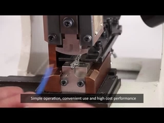 Draad plooiend machine achter-voedt type Verticaal eind plooiend vormotp instrument