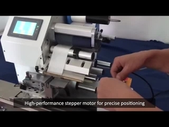 Cable Wire OD 4-10mm Automatische Desktop Cable Labeler Label vouwmachine