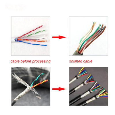 De Kabeldraad die van Ethernet van het netwerkflard Machine Automatische CX-501 rechtmaken