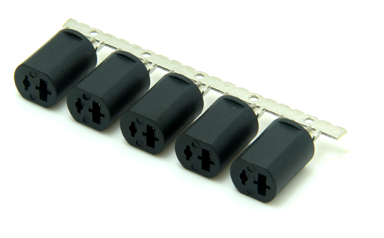 Persvrije, continu geklonken DC-stekker Krimpende DC mannelijke DC-stekker Getapete DC mannelijke connector