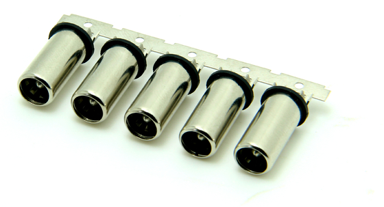 5.5*2.5 Tuningfork met rubberen ring, DC-plug crimping, weld-free DC-plug