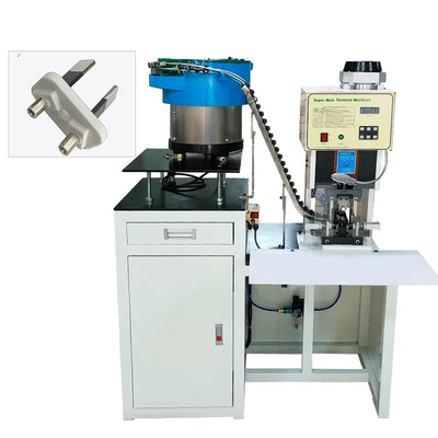 2.0T Automatische trillende plaat voeding 3 pin 2 pin plug terminal stroomkabel plug kabel krimpmachine