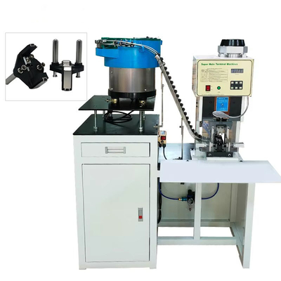 2.0T Automatische trillende plaat voeding 3 pin 2 pin plug terminal stroomkabel plug kabel krimpmachine