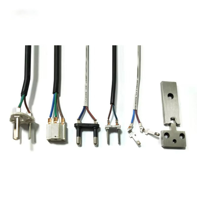 2.0T Automatische trillende plaat voeding 3 pin 2 pin plug terminal stroomkabel plug kabel krimpmachine