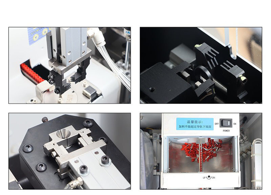 Fabriekstubular terminal machine met naaldbuis koudgeperste geïsoleerde automatische luchtvaart volledig automatische sensorgecontroleerde stripping en terminal crimping machine