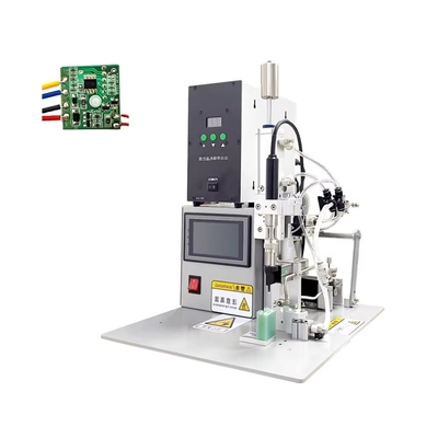 Multifunctionele elektrische draad lassen machine met oortelefoon pin hoog-laag lassen pcb bord solderen voor kabel productie