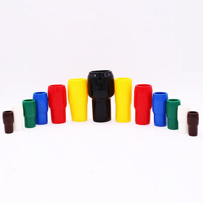 Custom V1.25 13mm Vinyl Pvc Rubber Hhc Series Insulated End Terminal Cap Cable Lug Soft Pipe Sleeves Covers Tube