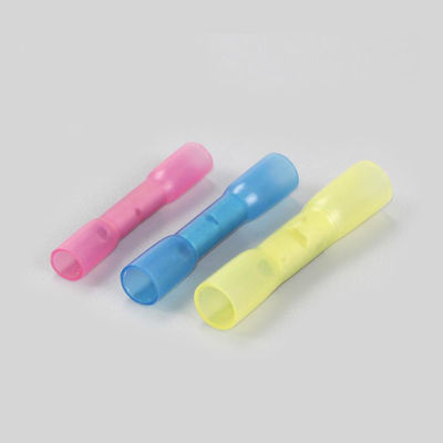 220 STUKS PE Dubbele Lasbuis Krimpbare Terminal Geïsoleerde Krimpkous Draadconnector Kit