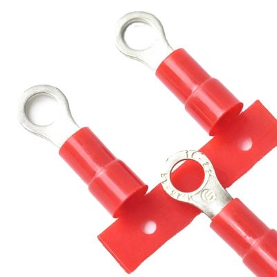Circular Crimp Terminals 5MM 10MM Continuous Pre-Isolated Ring Terminal Koperen Kabel Lug