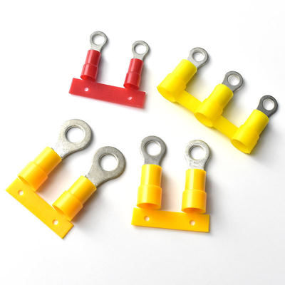 Circular Crimp Terminals 5MM 10MM Continuous Pre-Isolated Ring Terminal Koperen Kabel Lug