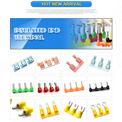 Circular Crimp Terminals 5MM 10MM Continuous Pre-Isolated Ring Terminal Koperen Kabel Lug