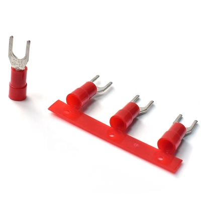 Qwt 10 Awg Geïsoleerde Vork Terminal Bedrading Krimptang Terminal Spade Terminal Connector