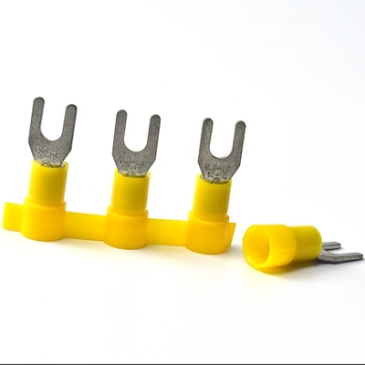 Qwt 10 Awg Geïsoleerde Vork Terminal Bedrading Krimptang Terminal Spade Terminal Connector