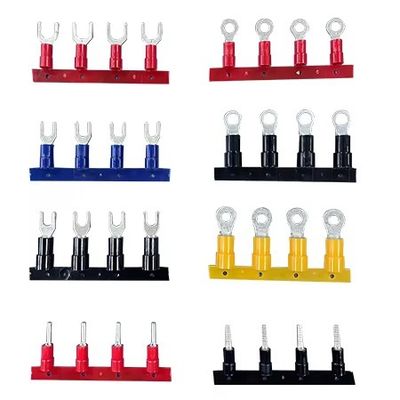 Koperen buisterminal, splitsing, ringterminal, reducer-pin-connector, bi-metalen terminalconnector, geïsoleerd