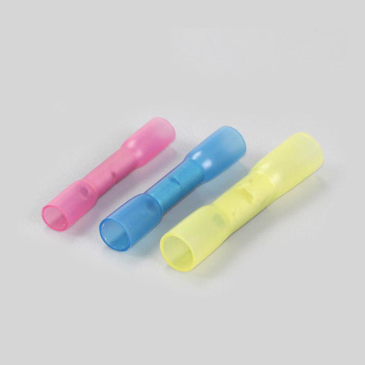 220 STUKS PE Dubbele Lasbuis Krimpbare Terminal Geïsoleerde Krimpkous Draadconnector Kit