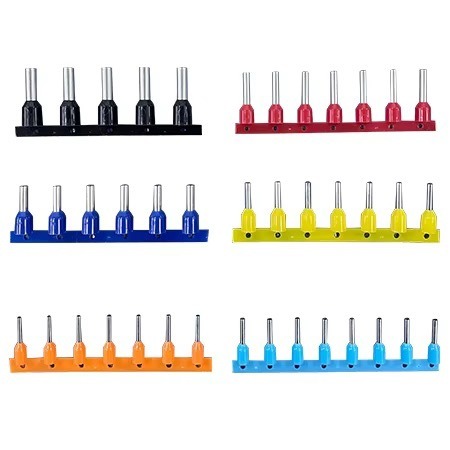 Koperen buisterminal, splitsing, ringterminal, reducer-pin-connector, bi-metalen terminalconnector, geïsoleerd