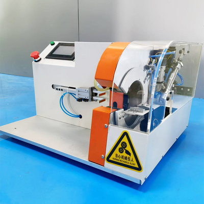 CX-303 semi Automatische Met rubber bekleede Stof/Band Verpakkende Machine en het Winden
