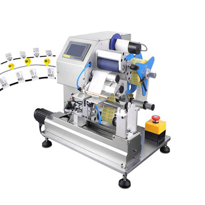 Cable Wire OD 4-10mm Automatische Desktop Cable Labeler Label vouwmachine